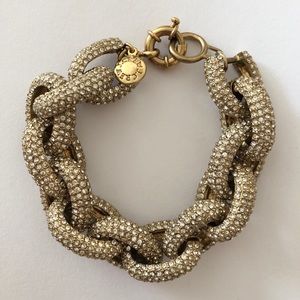 J. Crew Pave Link Bracelet